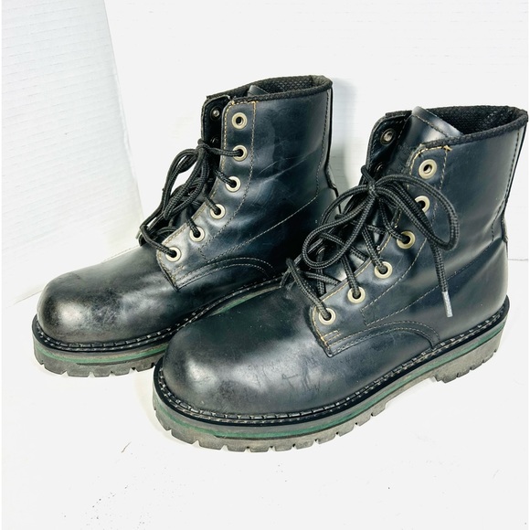 High Sierra Leather Steel Toe Bailey Boots Size 9 M Preowned. - Picture 3 of 8